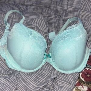 Victoria’s Secret Light Blue Lace Bra